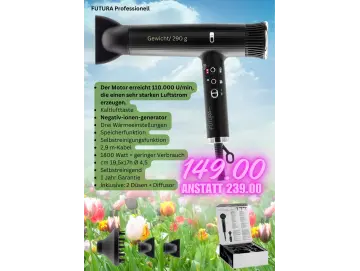 FUTURA Professioneller Föhn, Haartrockner