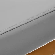 Friseurstuhl Coiffeur Porta Friseurstuhl grau-gold