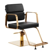 Coiffeur Friseurstuhl Porta Friseurstuhl schwarz-gold