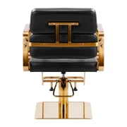 Coiffeur Friseurstuhl Porta Friseurstuhl schwarz-gold