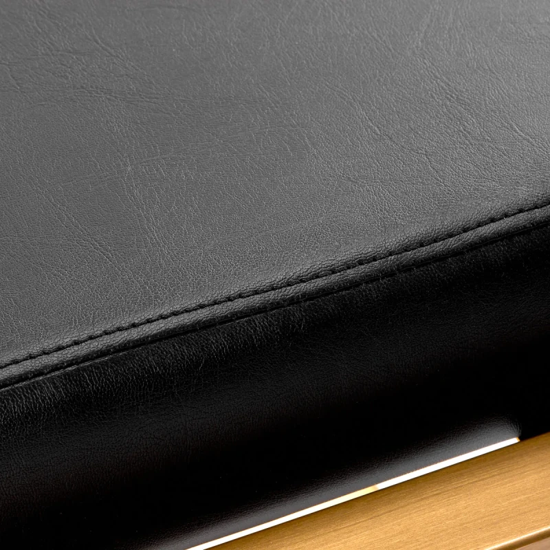Coiffeur Friseurstuhl Porta Friseurstuhl schwarz-gold