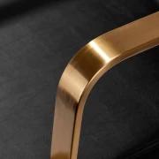 Coiffeur Friseurstuhl Porta Friseurstuhl schwarz-gold