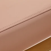 Friseurstuhl Coiffeur Porta Friseurstuhl  beige-gold