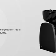 Friseurwaschbecken Coiffeur Aqua schwarz