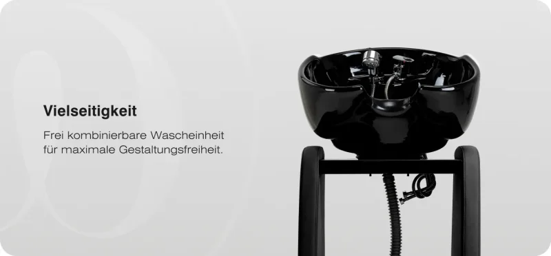 Friseurwaschbecken Coiffeur Aqua schwarz