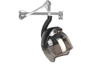 Haartrockner Centurio Wandarm drei Geschwindigkeiten ionisch schwarz