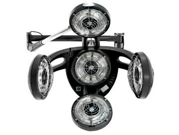 Kombihaube wandmontierte infrazone   Färben, Bleichen, Haarbehandlungen, Trocknen und Dauerwellen.