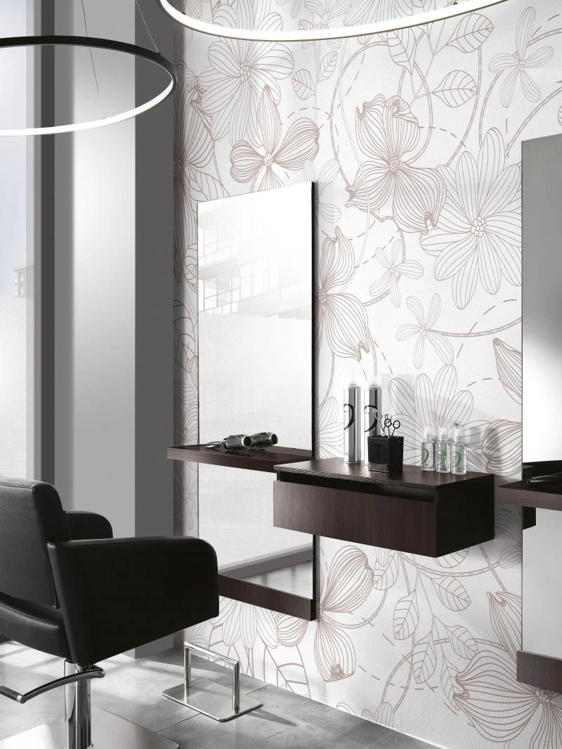 LUCE Spiegelmöbel mit Konsole Coiffeur - Friseur