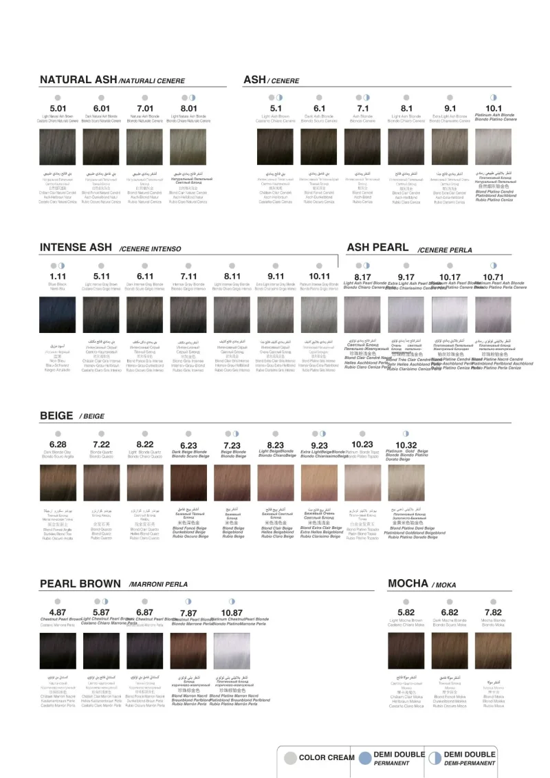 MOOD COLOR CREAM + MOODY TONERS FARBKARTE