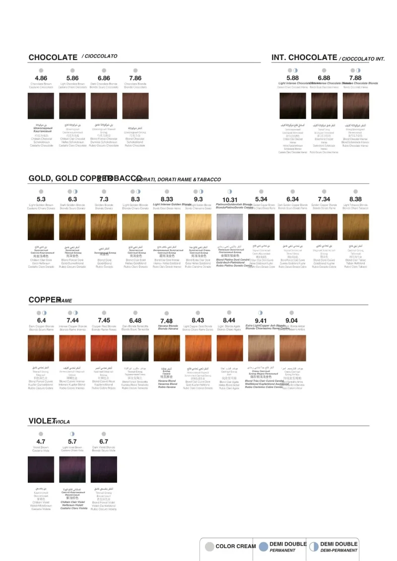 MOOD COLOR CREAM + MOODY TONERS FARBKARTE