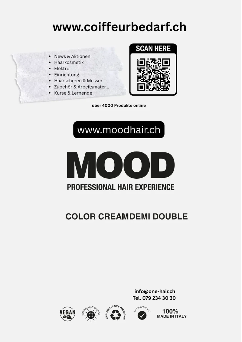 MOOD COLOR CREAM + MOODY TONERS FARBKARTE