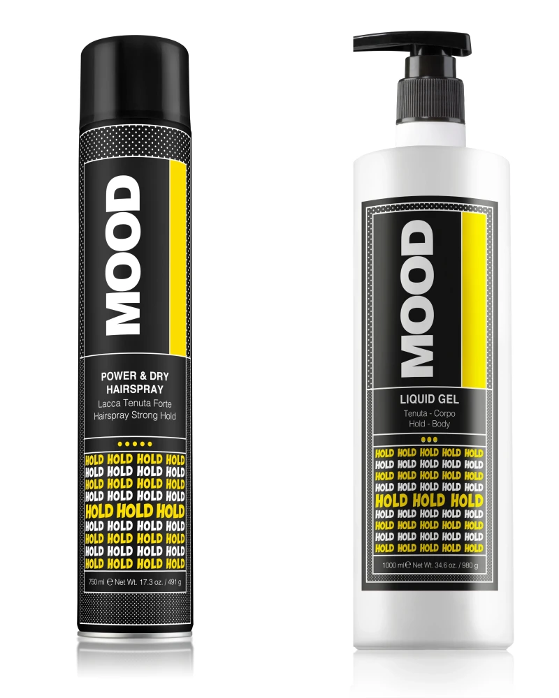 Mood Set 1 Liter Gel +1 Hairspray 750ml
