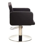 OLMA SUPERBLACK + Gold Friseurstuhl