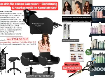 Salonstart – Einrichtung & Haarkosmetik im Komplett-Set