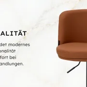 Sessel Risto – Stilvoller Komfort für Büro, Empfang & Wartebereich