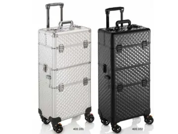 Starrer Trolley-Koffer, Diamantierte Oberfläche