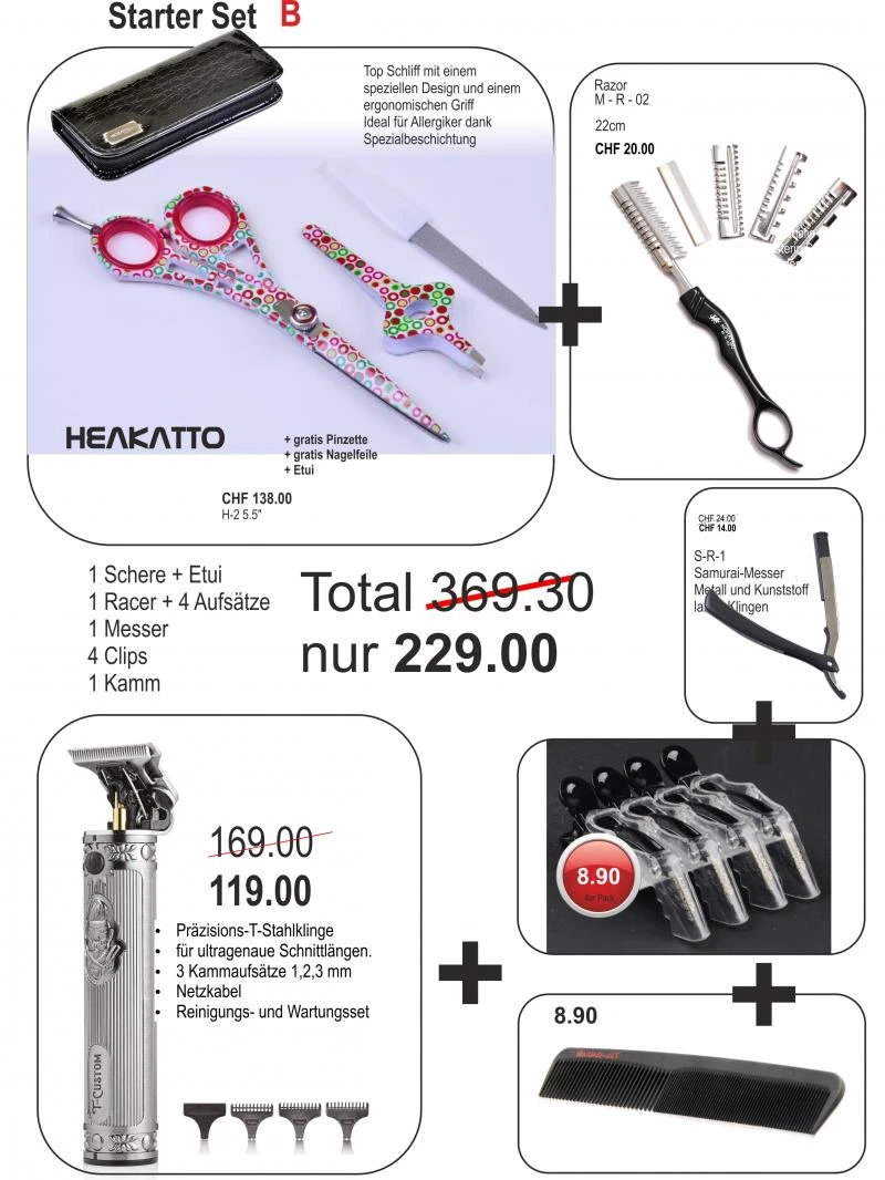 Starter Set B Coiffeur /Lernende