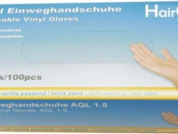 VINYLHANDSCHUHE 100 ST.