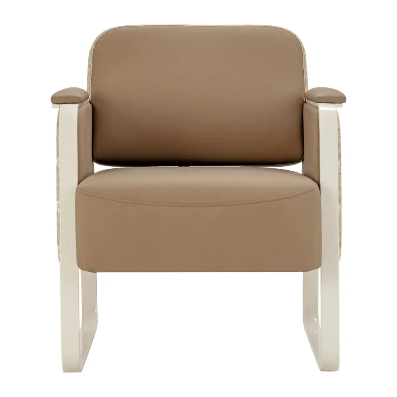 Warte‑Sessel & Waschsitz- Siena – Hellbraun Elegant